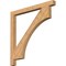 Ekena Millwork Westlake Block Smooth Bracket, Western Red Cedar, 3 1/2"W x 46"D x 46"H BKT04X46X46WTL05SWR - alternate 1
